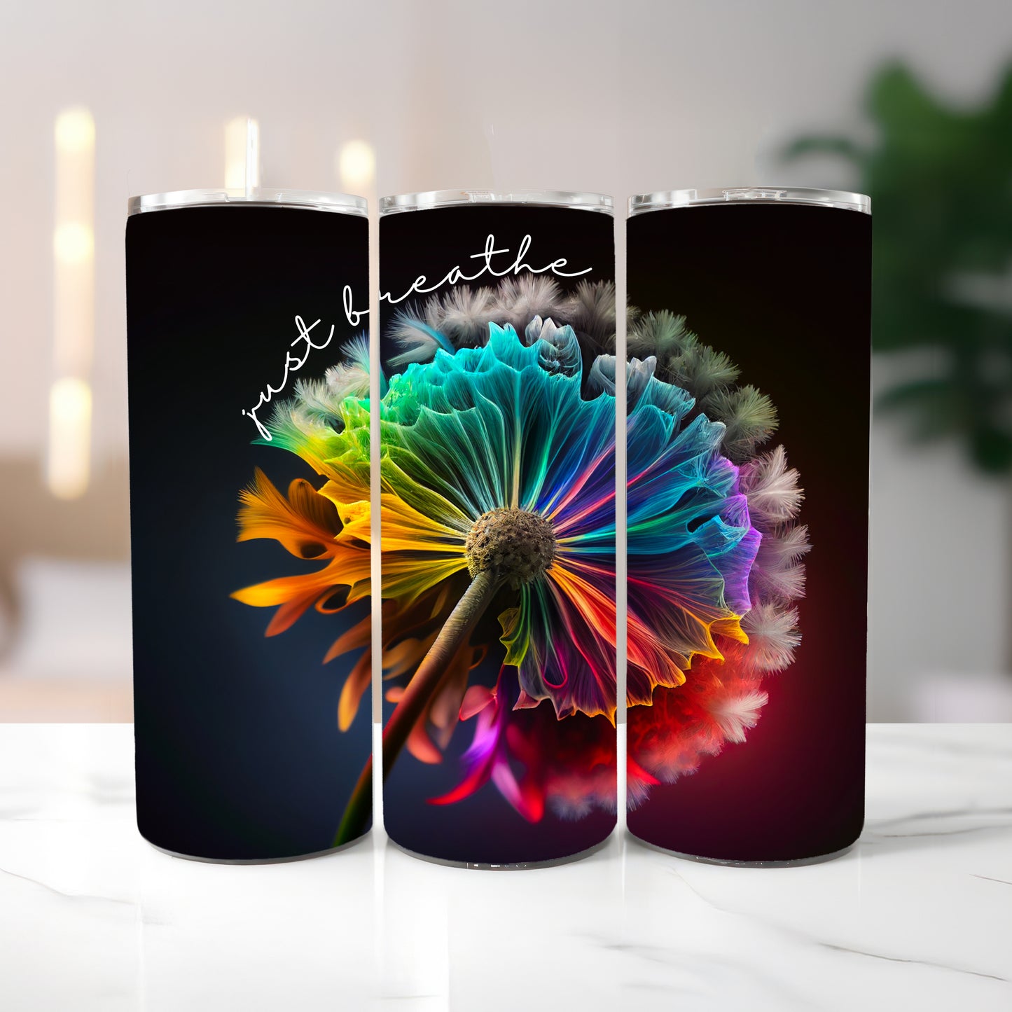 Tumbler - Dandelion Just Breath