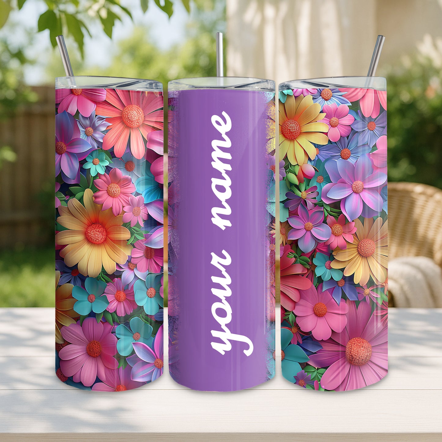 Floral 1 - with your name